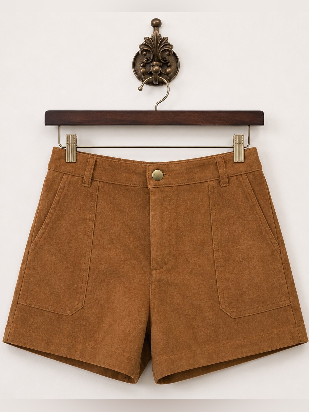 Abercrombie boho chic suede shorts 8